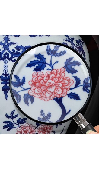 SCZWP8 Chinesisches blaues und weißes Porzellan-Teevorratsglas Muster Keramik Teevorratsglas versiegeltes Glas Haushaltsgeschäft Geschenk für Kaffee Vanille Zucker Gewürz Nuss Vorratsbehälter - B09VTDF8Q3P