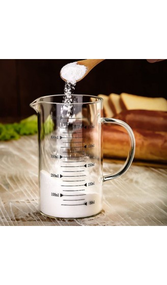 TOPBATHY 1 Set Glasmesskugel Klarglas Milk Schaumkugel mit Luftdichtem Deckel Flüssigkeit Milch Mischwaage Cup mit Auslauf für Haus Küche Stil 2 - B09TVM2ZH8X