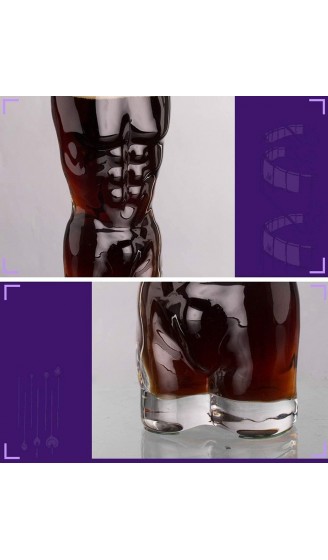Eiskübel Champagne Wine Beer Barrel Bierkrug Trinkglas Rotweinglas Kreative Körperform Bleifreies Glas Mundgeblasen für Hausrestaurants Geeignet 330ml 6.2 * 16.5cm 2.4 * 6.5in 2 Packungen Fü - B07PN4HWBQ3