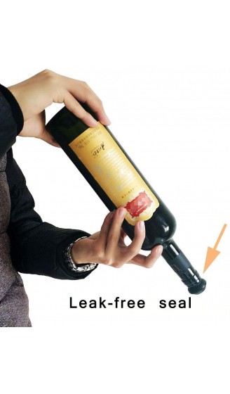 Vacuum Wine Saver Pump Preserver Mit 8 Vacuum Wein Stopfen Schwarz Lebensmittelqualität Halten Wein Frisch Und Aromatisch - B07GJQR8SX7