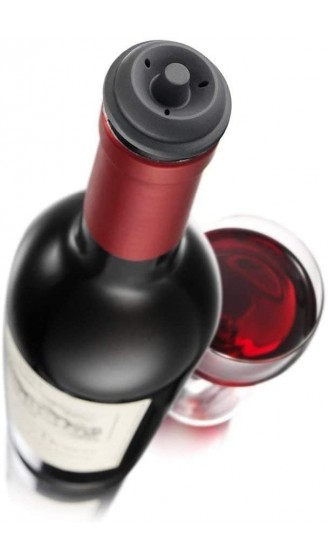 Vacuum Wine Saver Pump Preserver Mit 8 Vacuum Wein Stopfen Schwarz Lebensmittelqualität Halten Wein Frisch Und Aromatisch - B07GJQR8SX7
