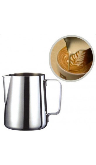 Demarkt Milchkännchen Milk Pitcher Edelstahl Milch Schalen für Milchaufschäumer Craft Kaffee Latte Milch Aufschäumen Krug Latte Art 150ml - B0786PVFQGN