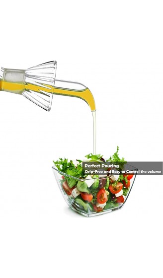 HAIZEEN 480ml Olivenöl- & Essigspender mit tropffreiem Ölausgießer Ölflaschen für Küche und Grill und Seifenspender für Badezimmer - B08FFFMP78A
