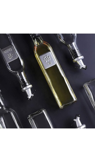 Savna Öl Und Essig Spender Olivenöl Glas Flasche Für Kochen Ölflasche Oil Bottle Dispenser 500 ml Type A 1 Pcs - B085VTBF8ZD