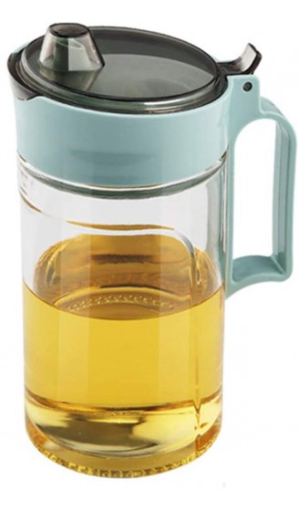 TENTA KITCHEN Olive Oil Vinegar Syrups Bottle Dispenser Cruet 22Oz Oil Bottle Glass with No Drip Plastic Bottle Spout and Protective Cap - B075FRS6389