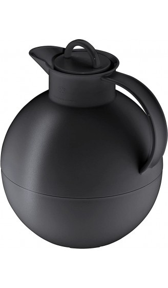 alfi Kugel Thermoskanne Kunststoff schwarz 0,94l mit alfiDur Vakuum-Hartglaseinsatz Isolierkanne hält 12 Stunden heiß ideal als Kaffeekanne oder als Teekanne 0115.020.094 - B000PEDYVSZ