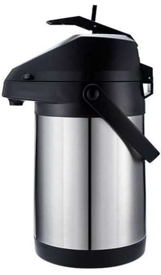 YFQHDD Hot & Cold Drink Dispenser Kaffeespender Edelstahl-Thermos-Urne Color : Silver Size : 2.5 Liter - B09S3PTQ71R