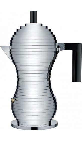 Alessi Kaffeekanne schwarz Aluminium 5.4 x 14.5 x 33.5 cm - B014HJ76EC3