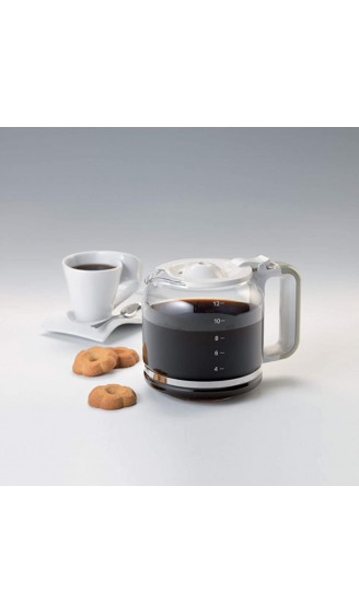 Ariete 1342 Kaffeemaschine für Filterkaffee Kaffeekanne aus gehärtetem Glas mit einem Fassungsvermögen von bis zu 12 Tassen Timer zur 24-Stunden-Programmierung Abschaltautomatik 2000 W Beige - B01F8TYA12F