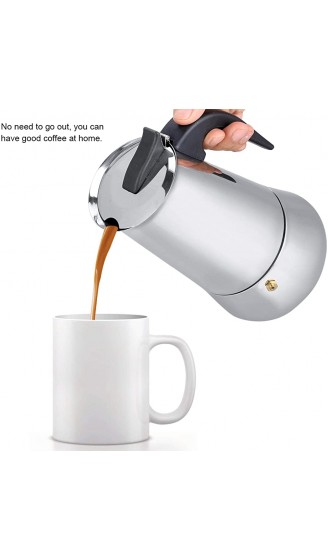 Kaffee Kanne Edelstahl Kaffee Kanne Einfach Bedienende Schnelle Reinigungstopf Kaffee Maschine für Kaffee und Tee450ml - B091B4QF7PW