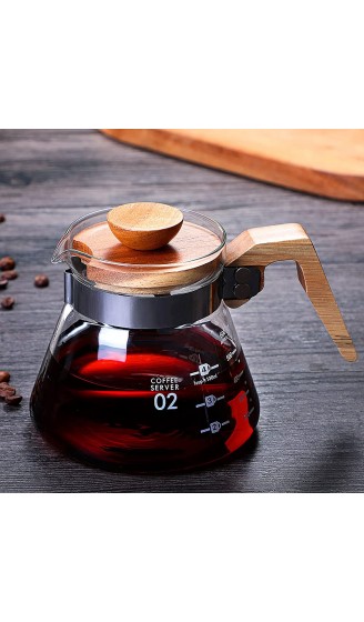 Kaffeekanne Kaffeekanne aus Borosilikatglas Teekanne aus Glas Teekocher - B09MTJY8HJ5