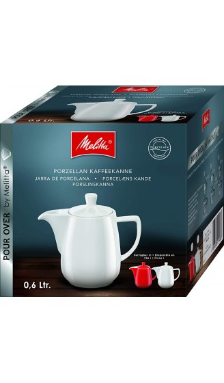 Melitta 219094 Kanne Porzellan Kaffeekannee 0,6l Rot - B07HR6R8X1L