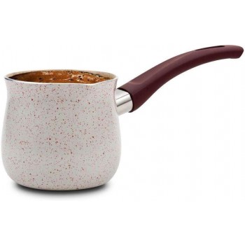 NAVA Schmelztiegel | 430 ML | Türkische Kaffeekanne mit Granitbeschichtung für die Zubereitung von türkischem Kaffee - B092J35S8M1