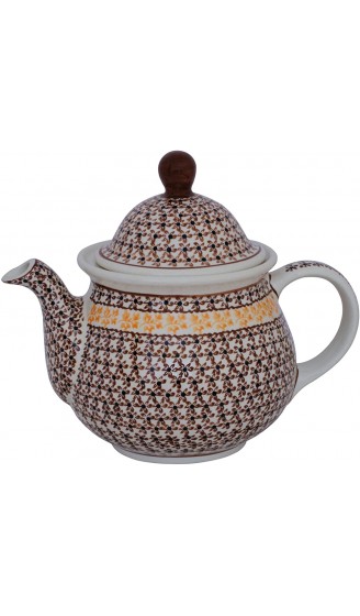Original Bunzlauer Keramik Teekanne Kaffeekanne 1,7 Liter im Dekor 973 - B00AO3Z51M6
