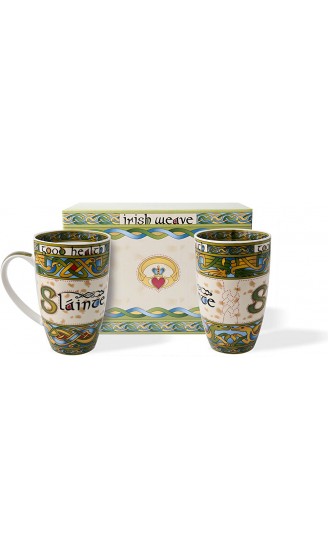 Irish Slainte Cup Set of Two with Gift Box by Royal Tara - B01HFOMP7YN