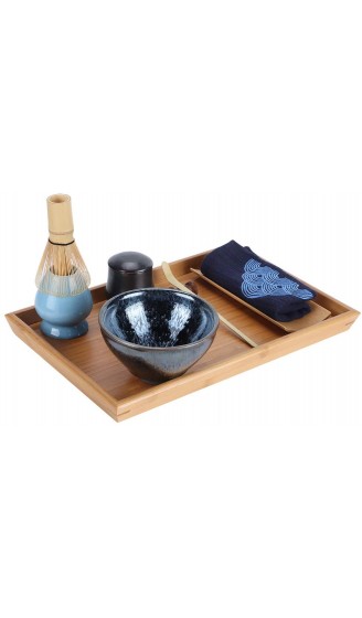 Japanisches Teeset Bamboo Tea Set Matcha Tee Set für Home Tea Room Weihnachtsgeschenke - B08NV58GC9E