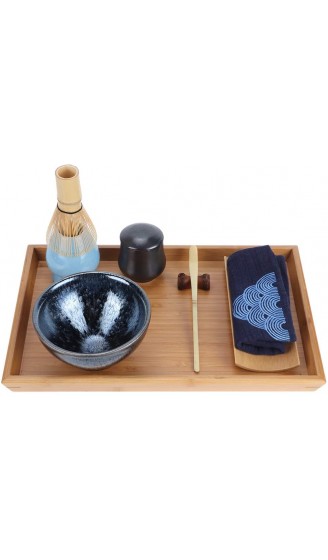Japanisches Teeset Bamboo Tea Set Matcha Tee Set für Home Tea Room Weihnachtsgeschenke - B08NV58GC9E