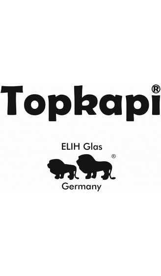 Topkapi 18-TLG Türkisches Tee-Set Filiz-Sultan 6 Teegläser 6 Untersetzer 6 Teelöffel Komplett-Set - B07RMYPJKYX