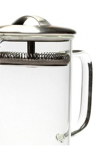 P & T Cylinder Pot Hitzebeständige Borosilikatglas Teekanne modernes Design für heiß und kalt gebrauten Tee groß 1.000ml 33.8oz - B07DKBB1539