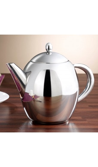 Rosenstein & Söhne Teekrug: Edelstahl-Teekanne mit Siebeinsatz 1,75 Liter spülmaschinenfest Teekanne Sieb - B00QRPCOP6W