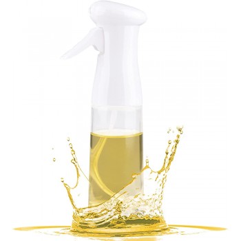JIABEIUS Glas-Ölsprüher zum Kochen Küchenhelfer 2021 Ölflaschen für Küche für Fritteuse Küche Grill Salat Backen 200 ml weiß - B09B9K426QQ