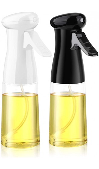 Olivenöl Sprüher，Sprühflasche Olivenöl-Sprühgerät zum Kochen 2 X 210ml Olivenöl Sprayer für Küche Kochen Backen Grillen Braten Salat，BBQ Weiß - B08XYVV3BVP