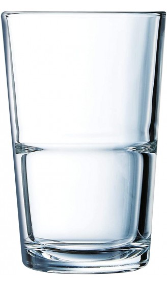 Arcoroc ARC H7763 Stack Up Longdrinkglas 350ml Glas transparent 6 Stück - B00GUH3IEMM