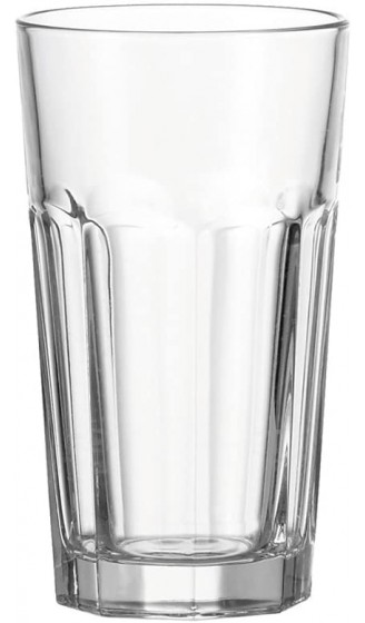 Leonardo Rock XL Longdrink-Glas großer Trink-Becher aus Glas spülmaschinengeeignete Wasser-Gläser 8er Set 540 ml 017204 - B00CV4WEESB