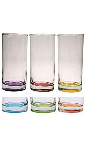 Longdrink Gläser 6 Stück farblich sortiert leider keine Farbauswahl möglich - B005XYWCVIJ