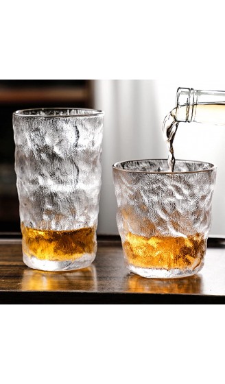 Longdrinkglas-Set 300ML 6PCS Kristallglas Mattierterglas Saftglas Wasserglas Whiskeygläser Gin Tonic Becher Set - B09N6XWJC5R