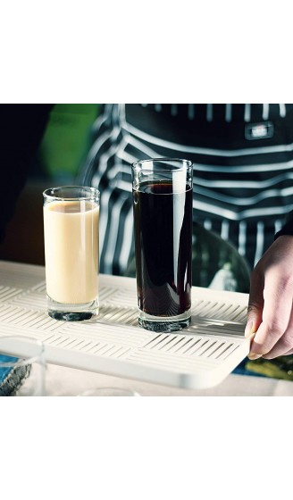 LUXU Longdrink-Gläser 6er-Set 325 ml bleifreie Trinkgläser mit schwerem Boden Premium Collins Trinkgläser langlebige klare hohe Glasbecher für Wasser Getränke Cocktails und gemischte Getränke. - B08NYGMHSSY