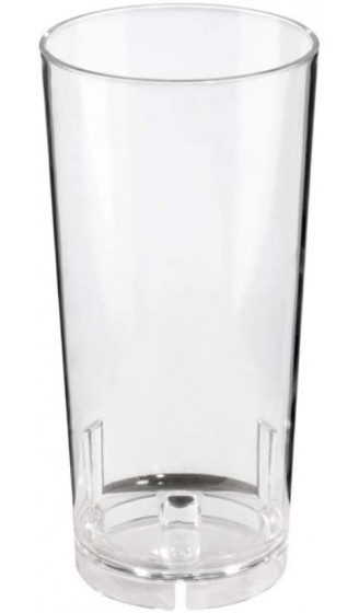 mikken 6 x bruchfestes Softdrinkglas 350 ml Longdrinkglas Saftglas Wassergläser Set aus hochwertigem Kunststoff Gläser für Camping Partys wie echtes Glas - B00YAPHDJC9