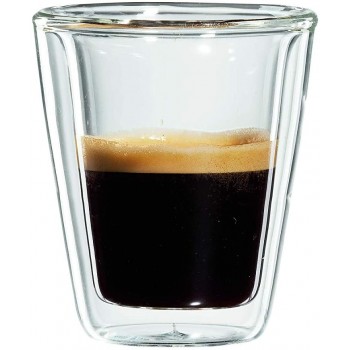 bloomix Milano Espresso 80 ml doppelwandige Thermo-Kaffeegläser im 2er-Set - B00LWWMSDCI