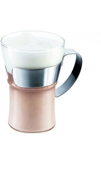 Bodum ASSAM 2-teiliges Kaffeeglas-Set Metallgriff Spülmaschinengeeignet 0,35 liters glänzend - B0001M0BY2M