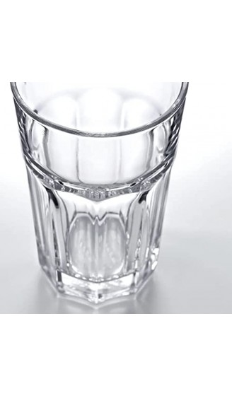 IKEA 6-er Set Gläser POKAL stapelbares Glas für Cocktail Longdrink Tee Kaffee Wasser 350ml 14cm hoch spülmaschinenfest - B0097EKVMMC