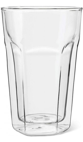 Leopold Vienna Doppelwandiges Glas 280ml 2er-Set Borosilikat Sonstige 86x86x133mm LV01516 - B00SN7ZN1SV