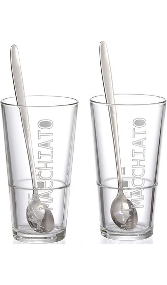 Ritzenhoff & Breker Latte Macchiato Gläser Lena mit Löffel 4-teilig 350 ml - B00GZEVGFI5