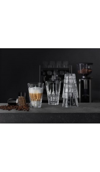 Spiegelau & Nachtmann 4-teiliges Latte Macchiato-Set Kristallglas 300 ml Perfect Serve 4500194 - B07B8J5QYDT