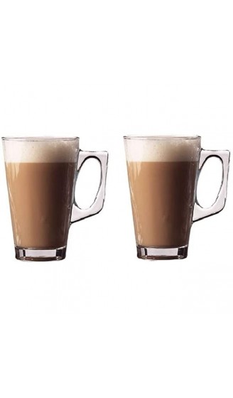 The Home Fusion Company Latte-Gläser – 2 Stück für Kaffee oder heiße Schokolade Barista-Stil tolles Geschenk - B09VXV7TGDP