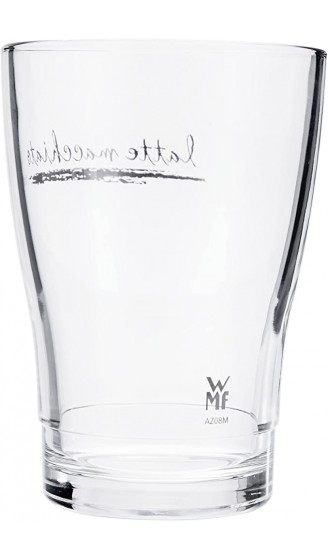 WMF Barista Latte Macchiato Glas 265 ml Latte Glas mit Schriftzug Ersatzglas spülmaschinengeeignet - B0015Z2NAYS