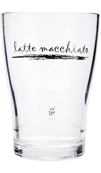 WMF Barista Latte Macchiato Glas 265 ml Latte Glas mit Schriftzug Ersatzglas spülmaschinengeeignet - B0015Z2NAYS