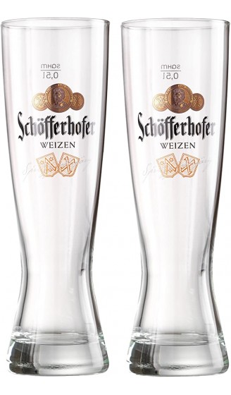 690750 Weizenbierglas Schöfferhofer 0.5 L 2-er Set - B00DM63YL6K