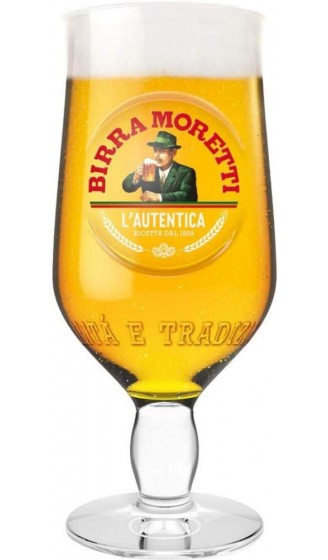 Birra Moretti Bier-Glas 2 Stück - B07JHLNJFNK