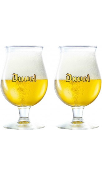 Duvel Biergläser und Bierdeckel je 2 Stück - B00B0PW4DA3