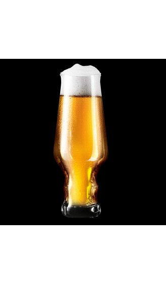 KROSNO Craft Bier-Gläser Weizengläser IPA | Set von 6 | 400 ML | Splendour Kollektion | Perfekt für zu Hause und Partys | Spülmaschinenfest - B07K1M6BSKU
