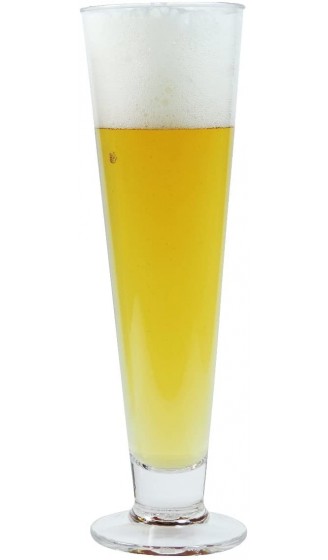 mikken 2 x bruchfestes Bierglas ca. 390 ml Cocktailglas Longdrinkglas Gläser Set aus hochwertigem Kunststoff Polycarbonat edle Gläser für Camping Partys wie echtes Glas - B01AARSSVK2