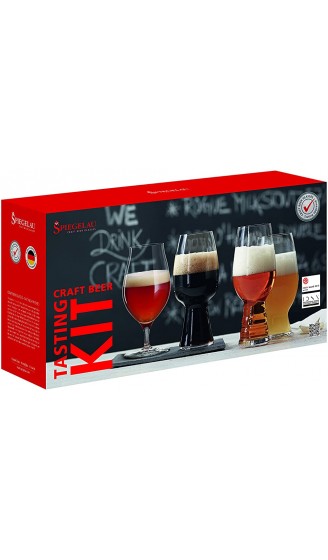 Spiegelau & Nachtmann 4-teiliges Bier-Verkostungs-Glas-Set IPA Stout Witbier Barrel Aged Beer Kristallglas Craft Beer Glasses 4991697 - B06WRS4FZ2N