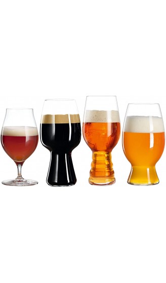 Spiegelau & Nachtmann 4-teiliges Bier-Verkostungs-Glas-Set IPA Stout Witbier Barrel Aged Beer Kristallglas Craft Beer Glasses 4991697 - B06WRS4FZ2N