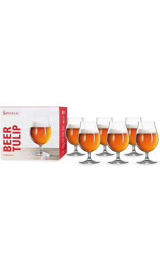 Spiegelau & Nachtmann 6-teiliges Biertulpen-Set Kristallglas 440 ml 4991884 Beer Classics - B013R6HZME8