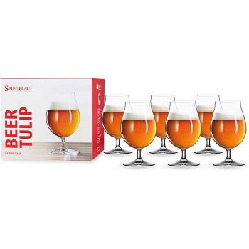 Spiegelau & Nachtmann 6-teiliges Biertulpen-Set Kristallglas 440 ml 4991884 Beer Classics - B013R6HZME8